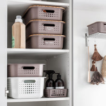 Load image into Gallery viewer, SmartStore Basket Recycled10 Storage Box 6L With Basket PlasticLid, White