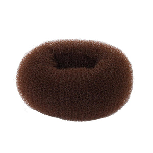 Large Hair Doughnut Bun Ring 100mm Brown