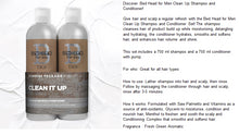 Load image into Gallery viewer, Bed Head for Men by TIGI Clean Up Daily Shampoo &amp; Conditioner 2x750ml with pump