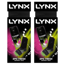 Load image into Gallery viewer, Lynx Epic Fresh Gift Set For Men Bodyspray &amp; Pair of Socks Gift for Him