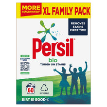 Load image into Gallery viewer, 10x Persil Bio Washing Powder with Biodegradable Ingredients, 3kg, 60 Wash