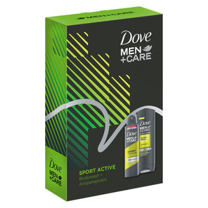 Dove Men Care Sport Active Fresh Bodywash & Deodorant 2pcs Gift Set For Men