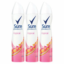 Load image into Gallery viewer, Sure Women Motion Sense Antiperspirant Deodorant, 3 Pack, 250ml