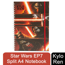 Load image into Gallery viewer, Pyramid International Star Wars Stationery Split A4 Kylo Ren Panels Notebook