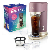 Load image into Gallery viewer, Breville Iced + Hot Filter Single-serve coffeemaker with Cups and Straw