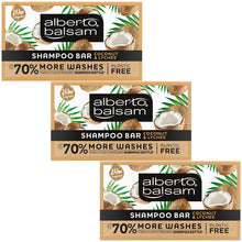 Load image into Gallery viewer, 3x or 6x Each Alberto Balsam Fruity Shampoo Bar With ArganOil &amp; Plastic Free,75g