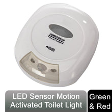 Load image into Gallery viewer, LED Sensor Motion Activated Energy Efficient Battery-Operated Toilet Night Light