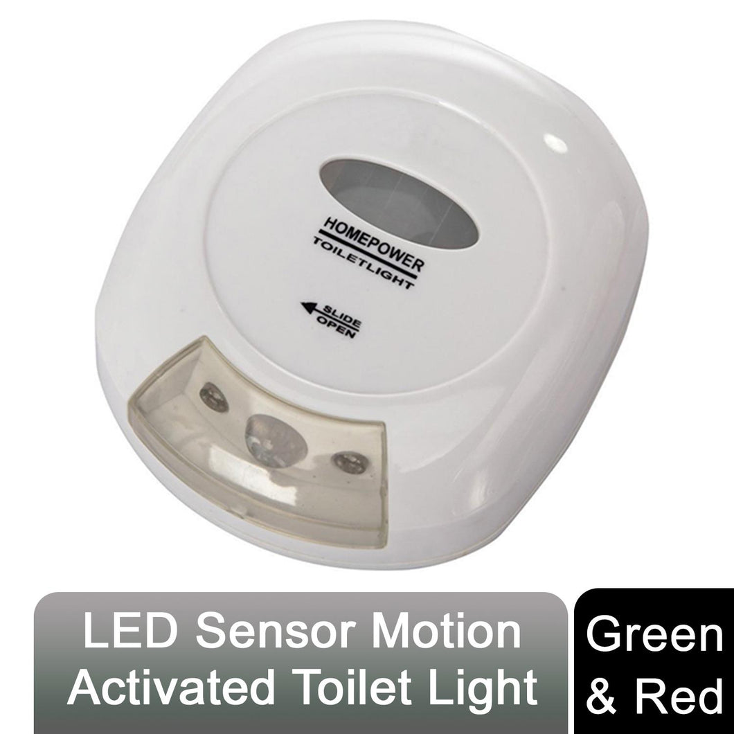 LED Sensor Motion Activated Energy Efficient Battery-Operated Toilet Night Light