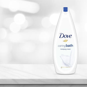 3pk of 720ml Dove Indulging Cream Caring Bath with 1/4 Moisturising Cream