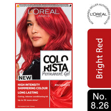 Load image into Gallery viewer, L'Oreal Paris Colorista Hair Colour 8.26 Bright Red Permanent Gel Hair Dye