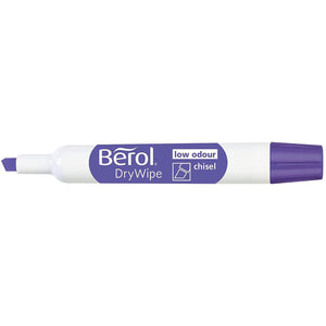 Berol Whiteboard Marker Dry Wipe Medium Chisel Tip Assorted Inks 96 Pack