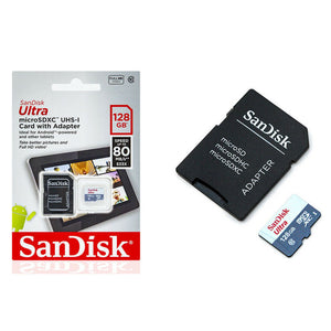 SanDisk Ultra 128 GB, Class 10 (10MB/s) - microSDXC Card