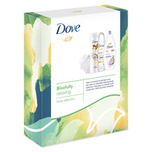 Load image into Gallery viewer, Dove Blissfully Relaxing Body Wash 3pcs Gift Set For Her with Shower Puff