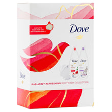 Load image into Gallery viewer, Dove Radiantly Refreshing BodyWash Collection 2pcs+ShowerPuff Gift Set For her