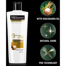 Load image into Gallery viewer, 6x of 400ml Tresemme Pro collection Botanique DamageRecovery Natural Conditioner