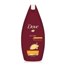 Load image into Gallery viewer, 3 Pack Dove Pro Age/Silk Glow/Shea Butter/Deeply Nourishing Body Wash, 450ml