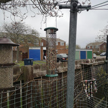 Load image into Gallery viewer, Peckish Bird Feeder All Weather Large Nyjer Quick release Base 30cm