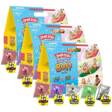 Load image into Gallery viewer, Zimpli Kids Mega Baff Pack Sensory Fun Bath Gelli Slime Crackle Bombz 12 Use