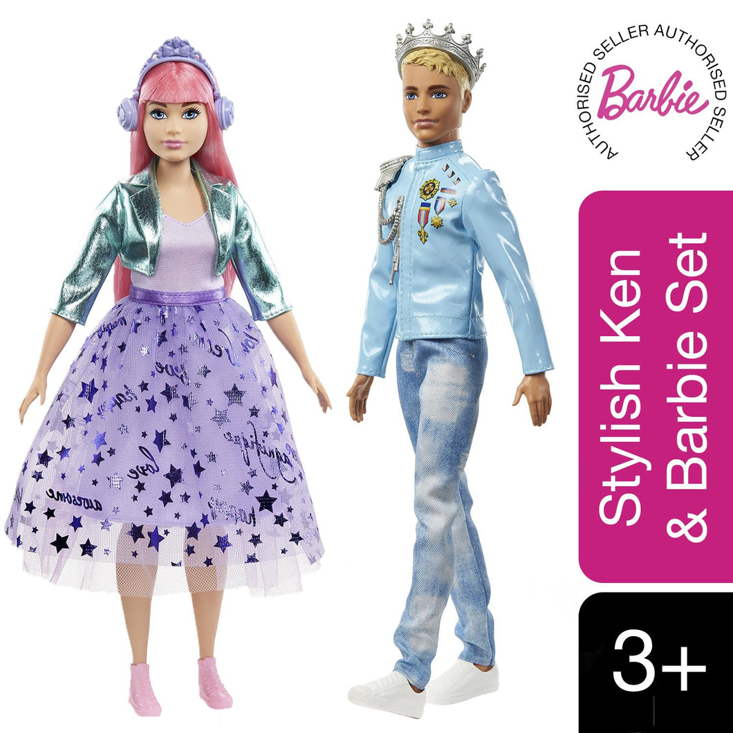 Barbie® Princess Adventure™ Daisy Doll with Pet Toy and Prince Doll