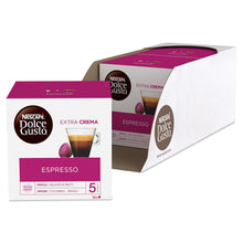 Load image into Gallery viewer, Nescafe Dolce Gusto Coffee Pods Caps Box of 16 Espresso