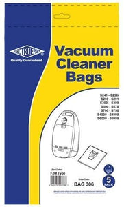 Electruepart FJM Miele Filter Flo Vacuum Dust Bags, 5pk with 2 Filters