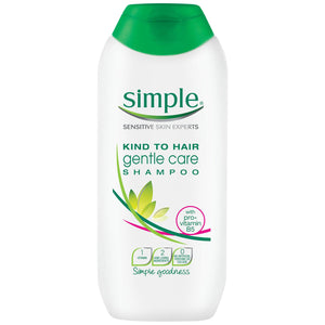 200ml Simple Kind to Hair GentleCleansing Shampoo & Conditioner DuoWithVitaminB5