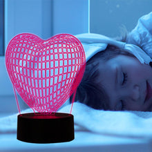 Load image into Gallery viewer, Aquarius 3D Colour Changing Hologram LED Night Light and Desk Lamp