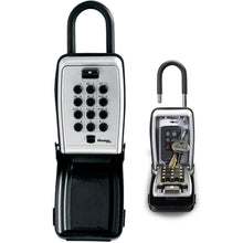 Load image into Gallery viewer, Master Lock Key Safe Portable with Shackle Push-button for Outdoor Use 5422EURD