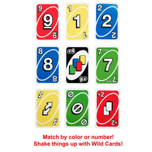 Load image into Gallery viewer, Mattel Games Uno Showdown Family Card Game Accommodates 2-10 players
