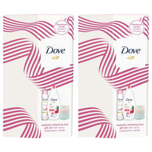 Load image into Gallery viewer, Dove Radiantly Refreshing Gift Set Present For Women, Girls, Mum, Bath &amp; Candles