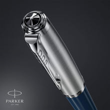 Load image into Gallery viewer, Parker 51 Fountain Pen Midnight Blue Barrel Fine Nib Black Ink Gift Box
