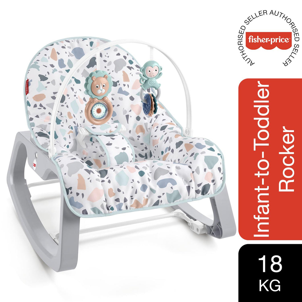 Fisher-Price Infant-to-Toddler Rocker, Multi-Coloured