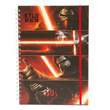 Load image into Gallery viewer, Pyramid International Star Wars Stationery Split A4 Kylo Ren Panels Notebook