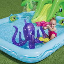 Load image into Gallery viewer, Bestway 239 x 206 x 86 cm Fantastic Aquarium Water Play Center for Kids, 1pk