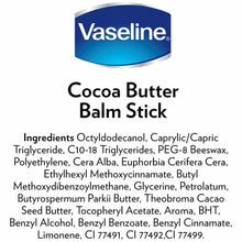 Load image into Gallery viewer, 3x4g Vaseline Lip Therapy+SPF15 PetroleumJelly Stick - Aloe/Original/Cocoa/Rosy
