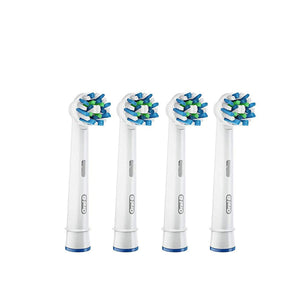 4xOral-B FlossAction, CrossAction, 3D White or Sensi Clean Toothbrush RefillHead