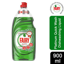 Load image into Gallery viewer, Fairy Platinium Washing Up Dishwashing Liquid Powerful Grease Cleaning 900ml