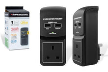 Load image into Gallery viewer, Monster Power Core 100 1 Port USB Surge Protected Socket