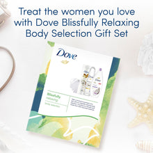 Load image into Gallery viewer, Dove Blissfully Relaxing Body Wash 3pcs Gift Set For Her with Shower Puff