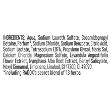 Load image into Gallery viewer, Radox 100% Nature Inspired Fragrances Bath Soak, Feel Relaxed, 500ml