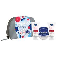 Load image into Gallery viewer, Vaseline Day In Day Out Hand &amp; Lip Care Essentials Beauty Bag 3pcs Gift Set