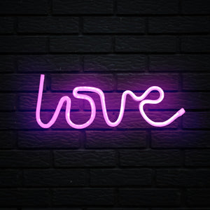 Aquarius Battery & USB Powered Retro Design Durable LED Lights Neon Signs Range