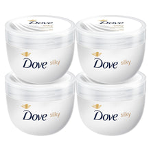 Load image into Gallery viewer, 4pk of 300ml Dove Silky Nourishing Body Cream For Silky Pampering Skin