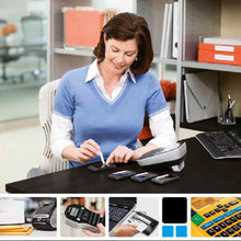 Load image into Gallery viewer, DYMO Labels Self Adhesive D1 6mm x 7mm Black Print on Yellow Tape Authentic