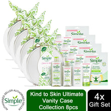 Load image into Gallery viewer, Simple Kind to Skin Ultimate Vanity Case Collection 8pcs Gift Set For Her