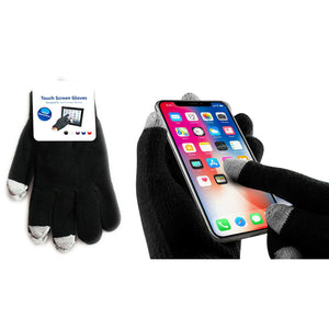 Aquarius Universal Touch Screen Gloves, Black