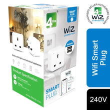 Load image into Gallery viewer, 4lite WiZ Connected Smart Plug for Light and Electrical Appliances 3pin UK Plug