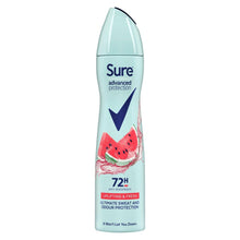 Load image into Gallery viewer, 3pk of 200ml Sure 72H Advanced Protection Uplifting &amp; Fresh Antiperspirant
