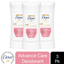 Load image into Gallery viewer, 3pk of 62ml Dove Advanced care Smooths Out with Omega6 Calming Blossom Stick