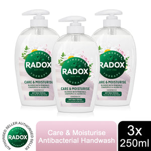 3pk of 250ml Radox Anti-Bac or Feel Ready Hand wash